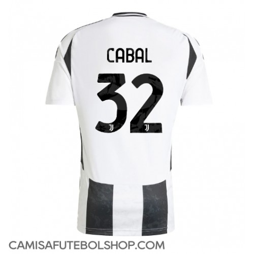 Camisa de time de futebol Juventus Juan Cabal #32 Replicas 1º Equipamento 2024-25 Manga Curta